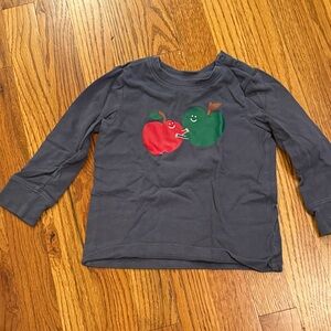Hanna Andersson Long Sleeve Shirt with Apple